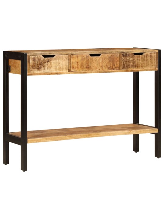 Kumode ar 3 atvilktnēm, 110x35x75 cm, mango masīvkoks