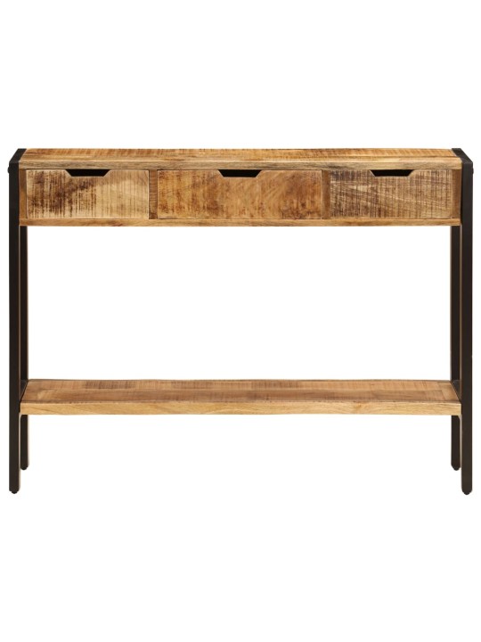 Kumode ar 3 atvilktnēm, 110x35x75 cm, mango masīvkoks