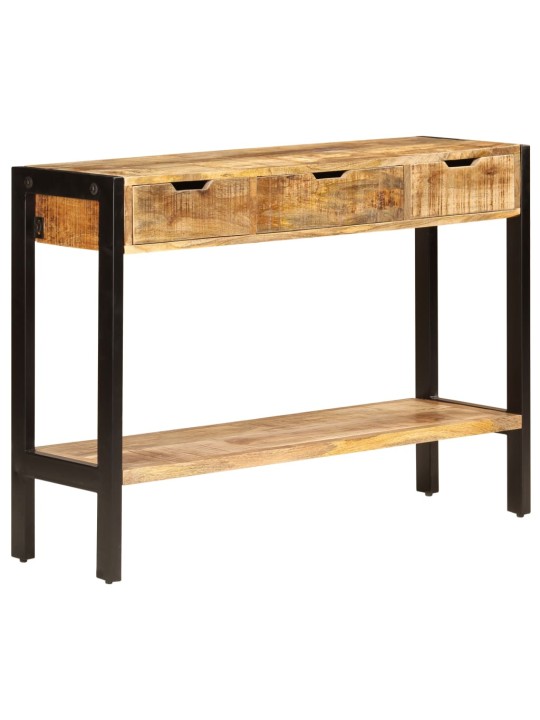 Kumode ar 3 atvilktnēm, 110x35x75 cm, mango masīvkoks
