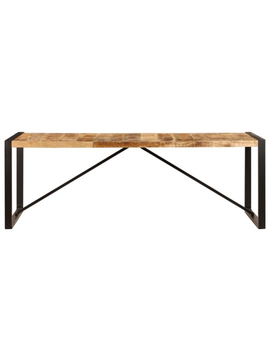Virtuves galds, 220x100x75 cm, mango masvīkoks
