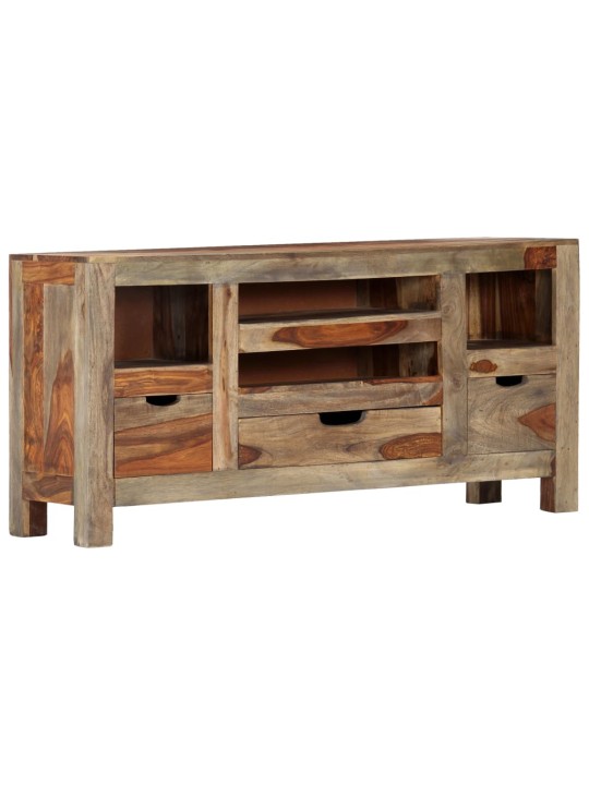 Kumode, pelēka, 100x30x50 cm, masīvs rožkoks