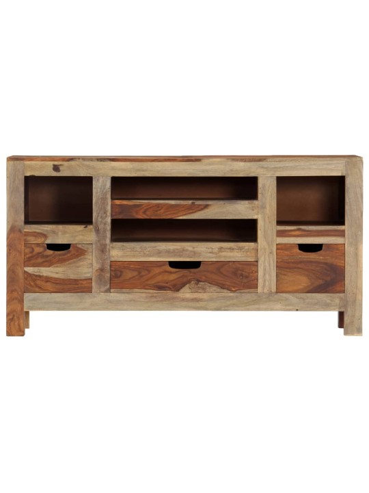 Kumode, pelēka, 100x30x50 cm, masīvs rožkoks