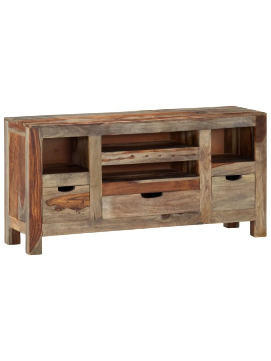 Kumode, pelēka, 100x30x50 cm, masīvs rožkoks
