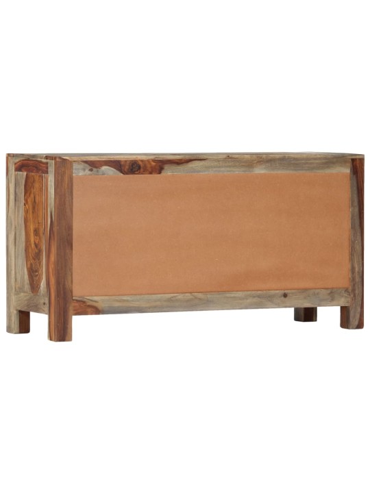 Kumode, pelēka, 100x30x50 cm, masīvs rožkoks