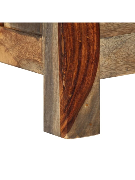 Kumode, pelēka, 100x30x50 cm, masīvs rožkoks