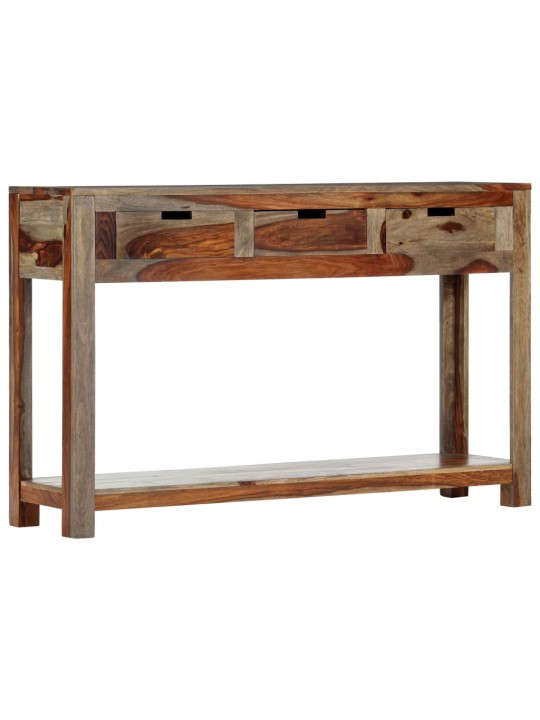 Konsoles galdiņš ar 3 atvilktnēm, 120x30x75 cm, masīvs rožkoks