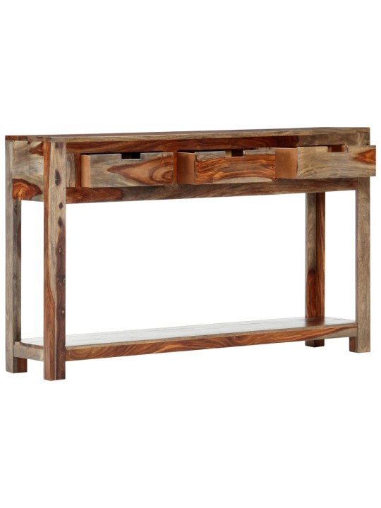 Konsoles galdiņš ar 3 atvilktnēm, 120x30x75 cm, masīvs rožkoks