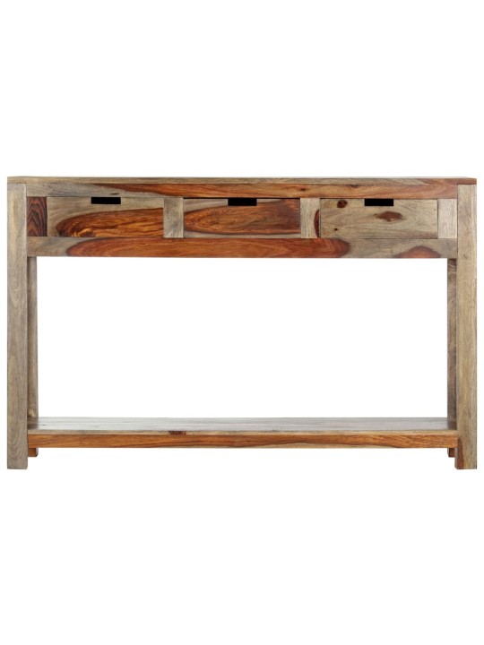 Konsoles galdiņš ar 3 atvilktnēm, 120x30x75 cm, masīvs rožkoks