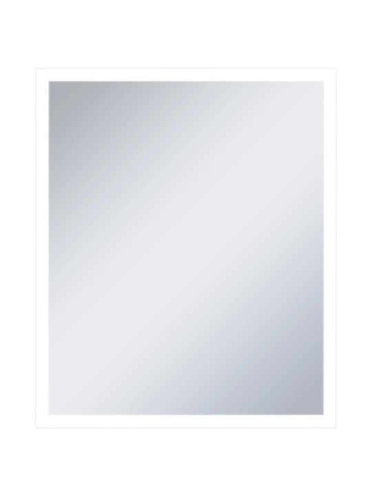 Vannasistabas sienas spogulis ar LED apgaismojumu, 50x60 cm