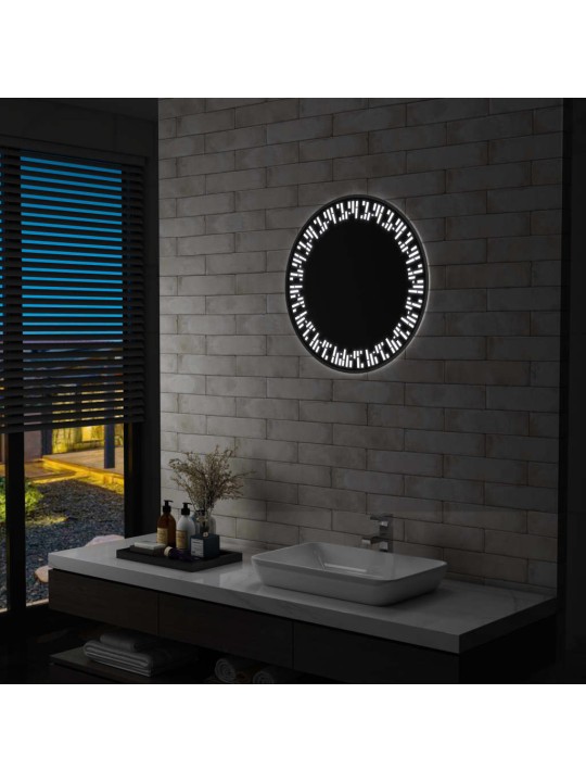 Vannasistabas spogulis ar led apgaismojumu, 60 cm