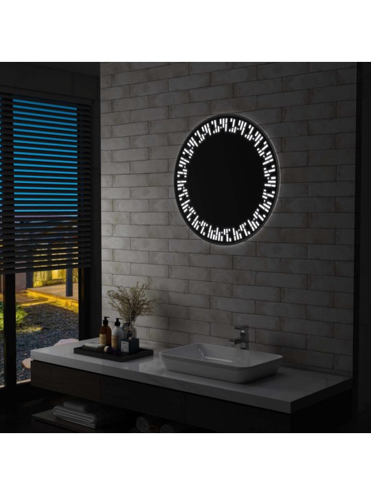 Vannasistabas spogulis ar led apgaismojumu, 70 cm