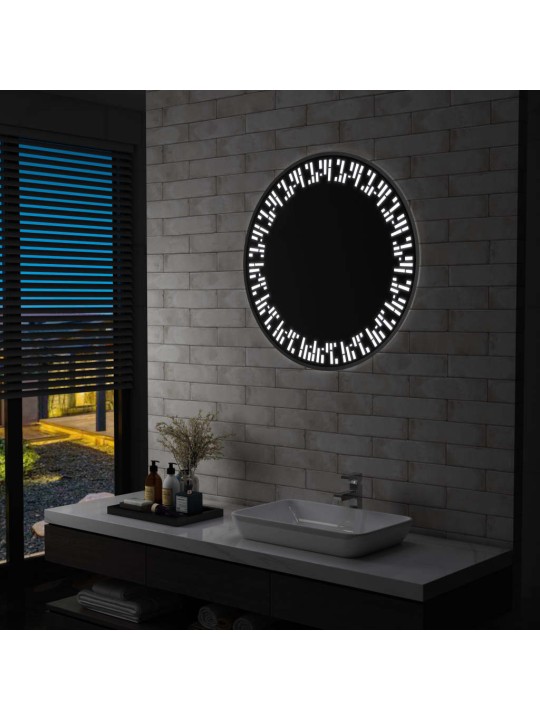 Vannasistabas spogulis ar led apgaismojumu, 80 cm