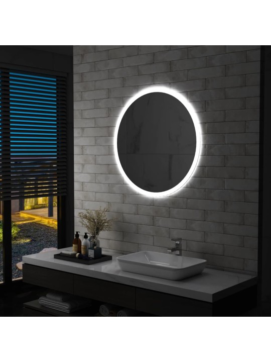 Vannasistabas spogulis ar led apgaismojumu, 80 cm