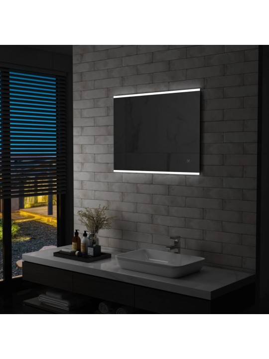 Vannasistabas spogulis ar led un skārienu sensoru, 80x60 cm