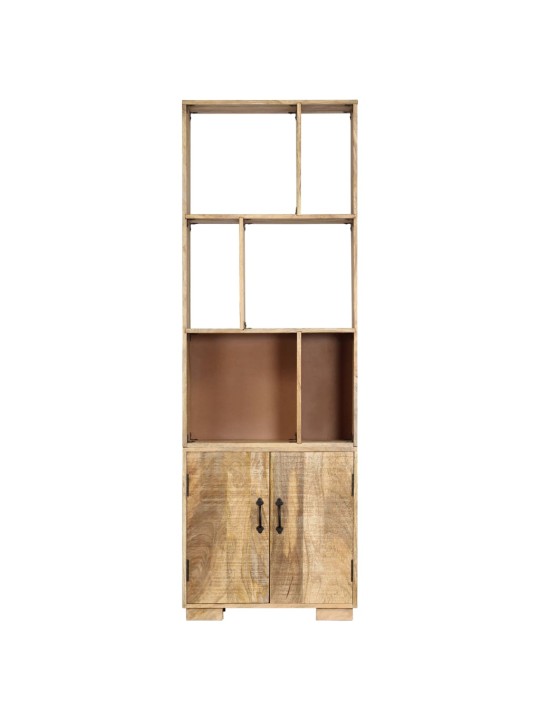 Grāmatu plaukts, 60x35x180 cm, mango masīvkoks