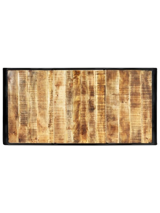 Virtuves galds, 180x90x76 cm, neapstrādāts mango masīvkoks