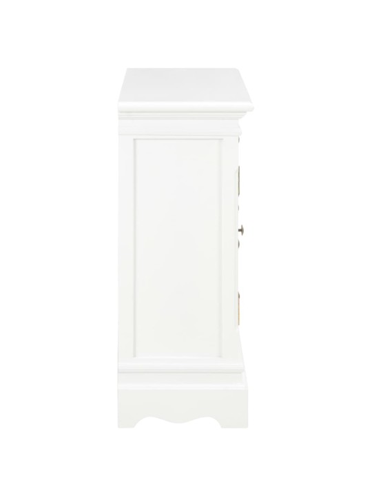 Kumode, 70x28x70 cm, balta, priedes masīvkoks