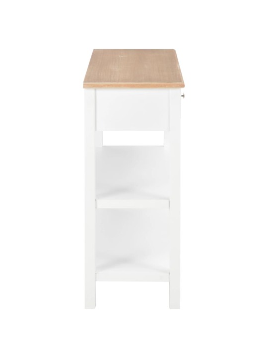 Kumode, 110x35x80 cm, balts mdf