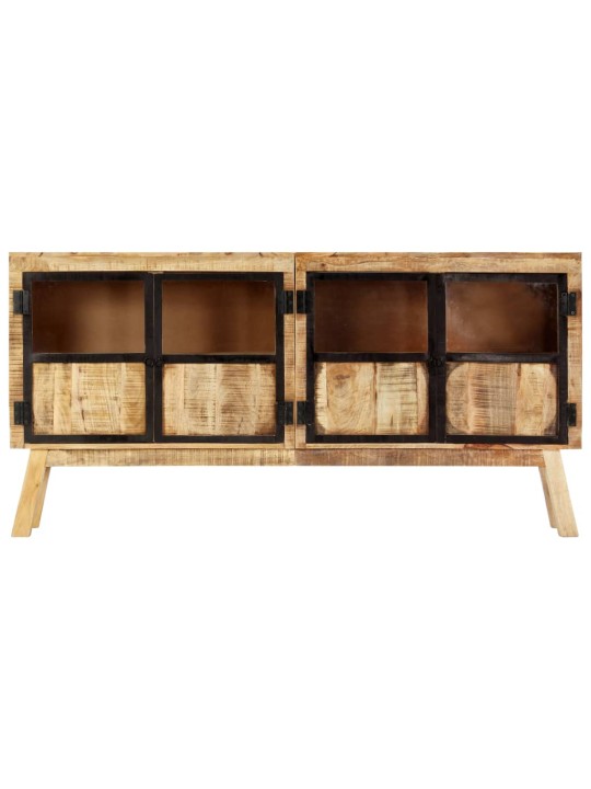Kumode, 160x30x80 cm, mango masīvkoks, brūna ar melnu