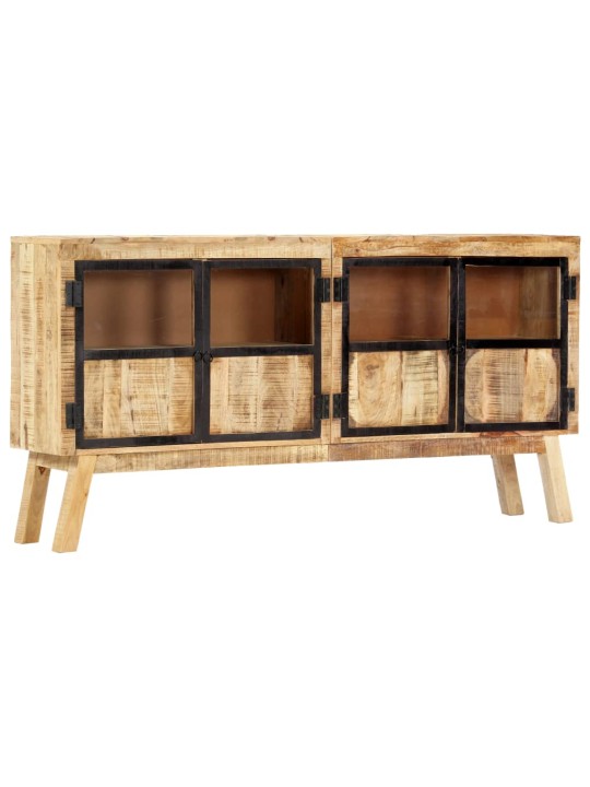 Kumode, 160x30x80 cm, mango masīvkoks, brūna ar melnu