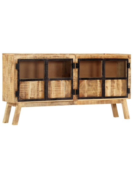 Kumode, 160x30x80 cm, mango masīvkoks, brūna ar melnu