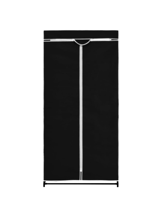 Skapis, 75x50x160 cm, melns
