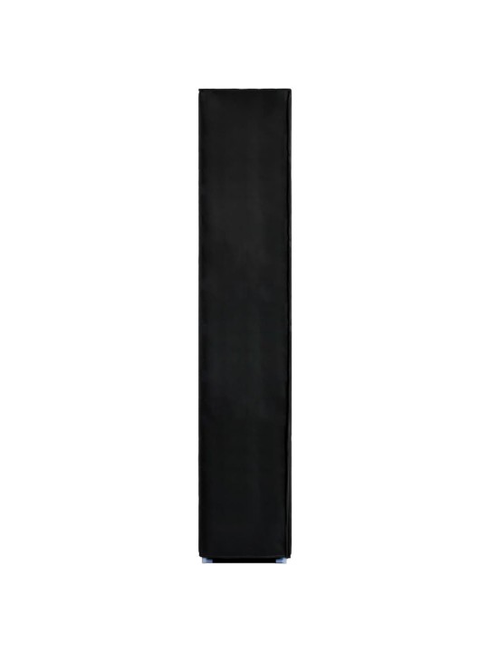 Apavu skapis, melns, 60x30x166 cm, audums