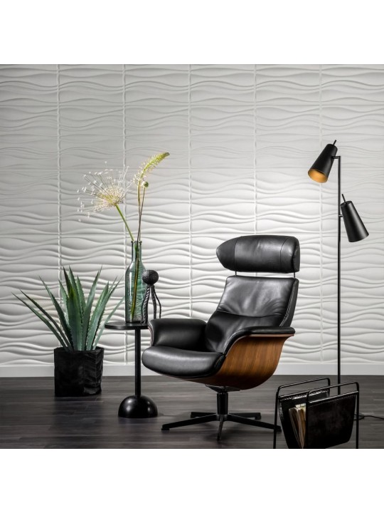 Wallart 3d sienas paneļi ga-wa04, 24 gab., viļņu tekstūra