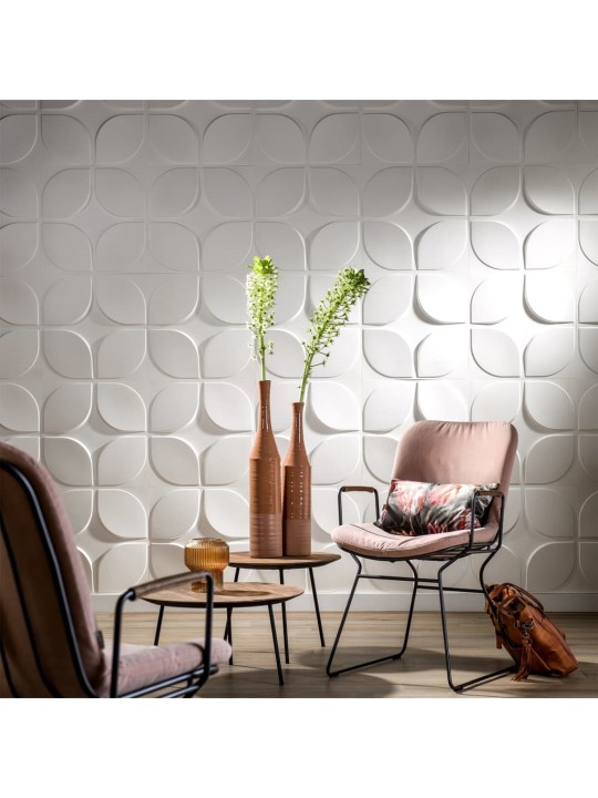Wallart 3d sienas paneļi ga-wa06, 24 gab., sweeps dizains