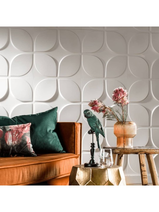 Wallart 3d sienas paneļi ga-wa06, 24 gab., sweeps dizains