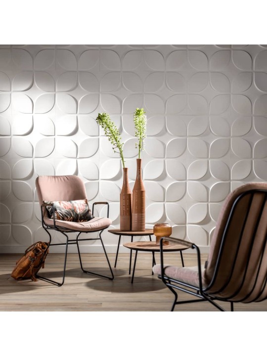 Wallart 3d sienas paneļi ga-wa06, 24 gab., sweeps dizains