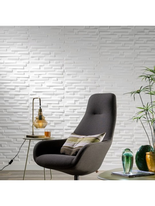 Wallart 3d sienas paneļi ga-wa13, 24 gab., ventura dizains