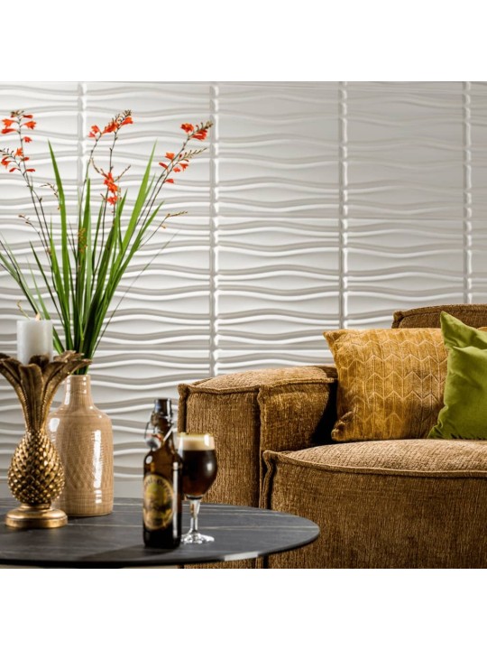 Wallart 3d sienas paneļi ga-wa14, 24 gab., līniju dizains