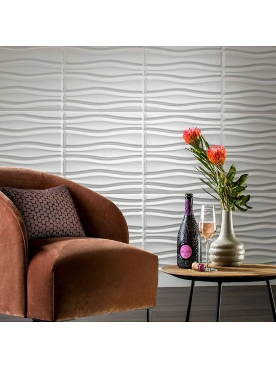 Wallart 3d sienas paneļi ga-wa14, 24 gab., līniju dizains