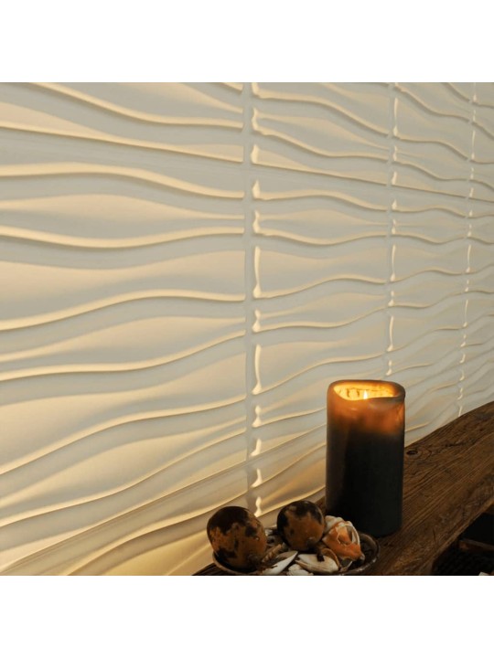 Wallart 3d sienas paneļi ga-wa14, 24 gab., līniju dizains