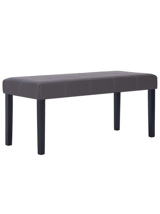 Sols, 106 cm, pelēka mākslīgā āda