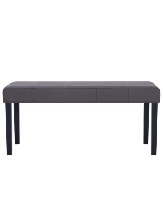 Sols, 106 cm, pelēka mākslīgā āda