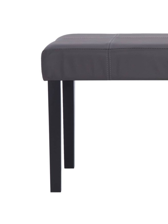 Sols, 106 cm, pelēka mākslīgā āda