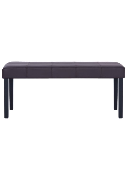 Sols, 106 cm, brūna mākslīgā āda