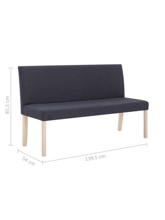 Sols, 139,5 cm, tumši pelēks poliesters
