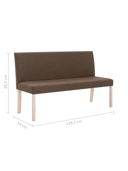 Sols, 139,5 cm, brūns poliesters