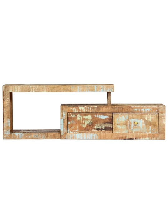Tv skapītis, 120x30x40 cm, pārstrādāts masīvkoks