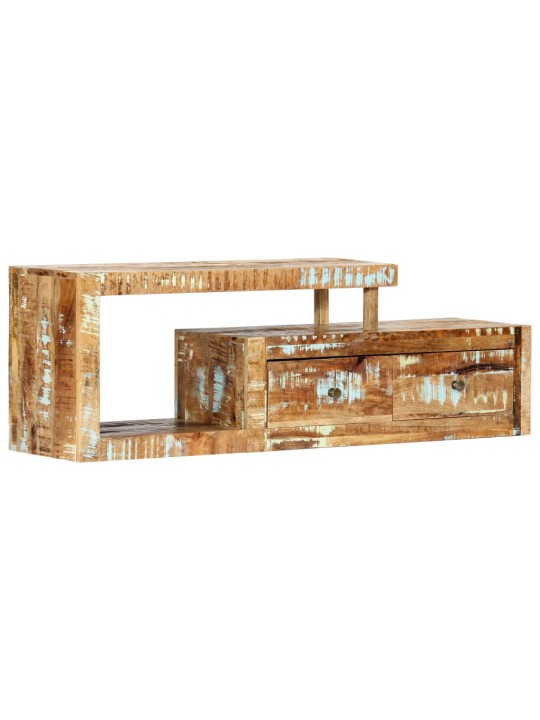 Tv skapītis, 120x30x40 cm, pārstrādāts masīvkoks