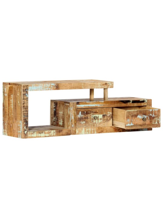 Tv skapītis, 120x30x40 cm, pārstrādāts masīvkoks