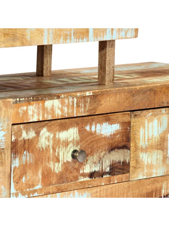 Tv skapītis, 120x30x40 cm, pārstrādāts masīvkoks