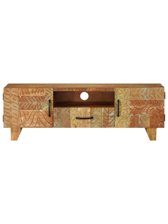 Tv skapītis, 120x30x40 cm, roku darbs, pārstrādāts masīvkoks