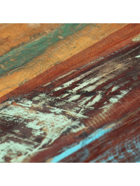 Kafijas galdiņš, 120x50x30 cm, pārstrādāts masīvkoks un tērauds