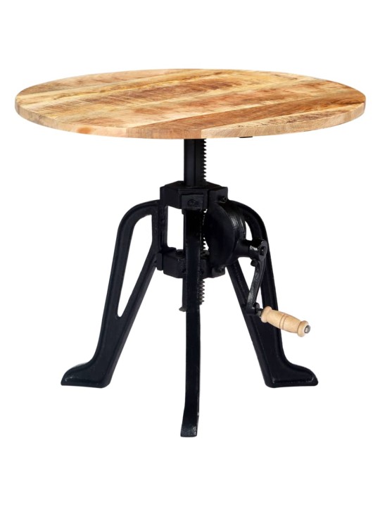 Galdiņš, 60x(46-63) cm, mango masīvkoks un čuguns