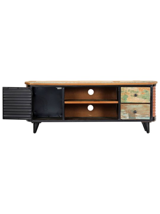 Tv skapītis, 120x30x45 cm, pārstrādāts masīvkoks