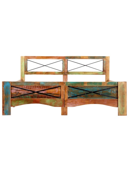 Gultas rāmis, pārstrādāts masīvkoks, 140x200 cm